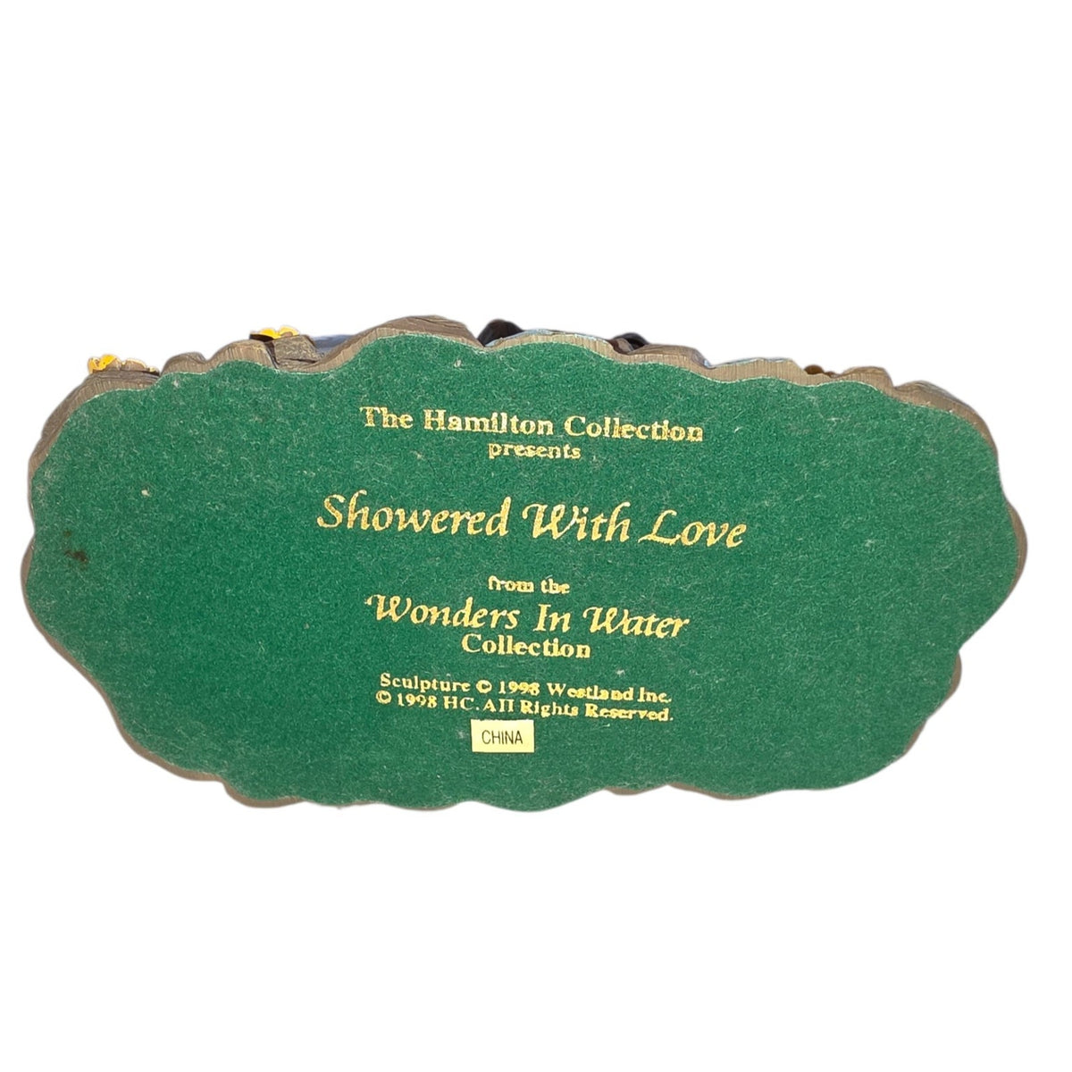 Hamilton Collection "Showered With Love" Snow Globe | Wonders in Water 1998 | Elephant | 6" x 5"