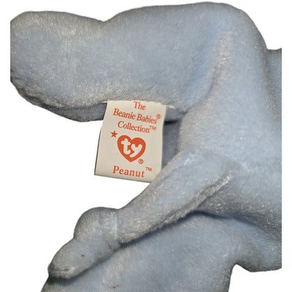 Ty Beanie Babies Peanut the Elephant | Light Blue #4062 | 1995 Original | Rare Retired Collectible