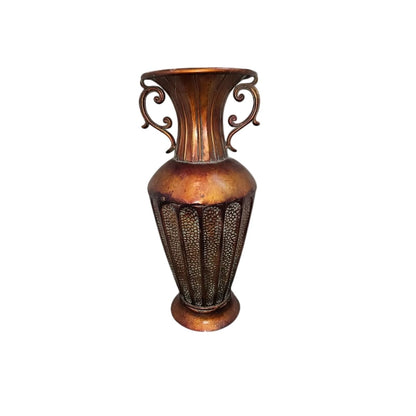 Decorative Brass Urn with Natural Pampas Grass | 48" Statement Piece