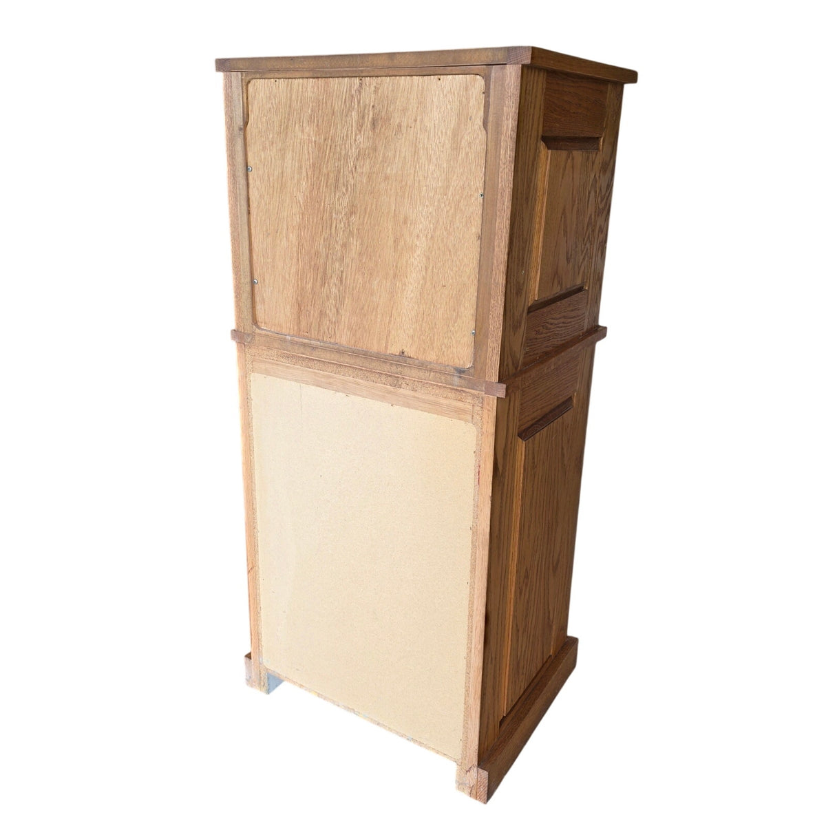 Amish Solid Oak Tamboura Top Organizer Desk