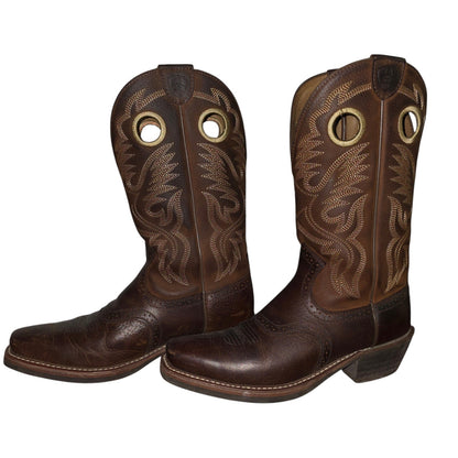 Ariat Heritage Roughstock Men's Leather Western Boots | Size 9.5 | Genuine Leather