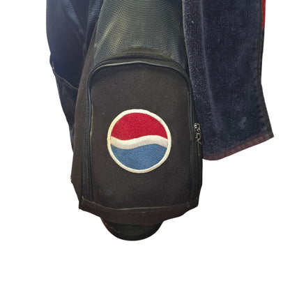 Rare Vintage Wilson Cart Golf Bag with Pepsi Logo and WKAN Towel