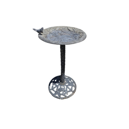 Decorative Metal Bird Bath | Garden & Patio Accent | 17" x 31"