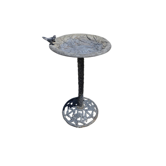 Decorative Metal Bird Bath | Garden & Patio Accent | 17" x 31"
