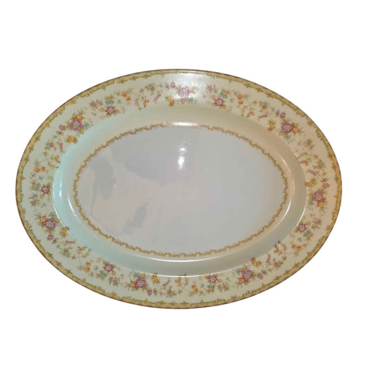 Vintage Noritake Columbine 3803 Oval Platter