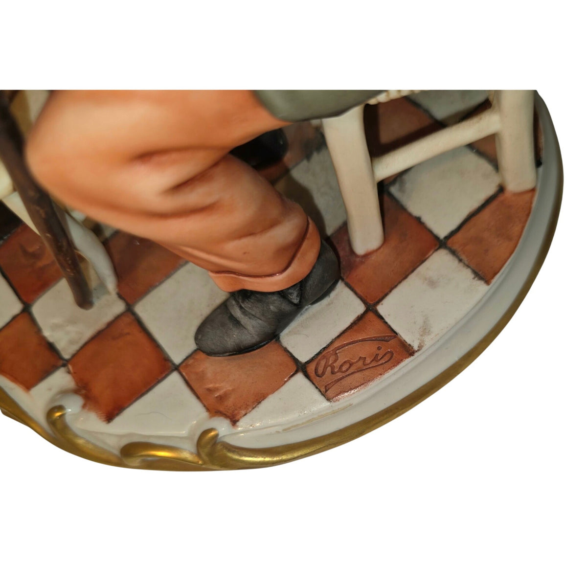 Capodimonte Porcelain Pharmacist Figurine | Murano, Italy c.1970s | Original Gifting Letter Included