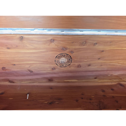 1960s Princess by Lane Upcycled Pink Cedar Chest with Furry Top