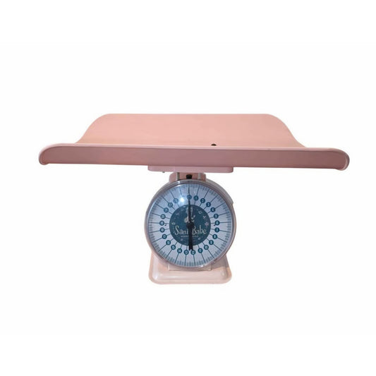Vintage Pink Sanibaby Nursery Scale | Mid-Century Baby Scale | Retro Nursery Décor
