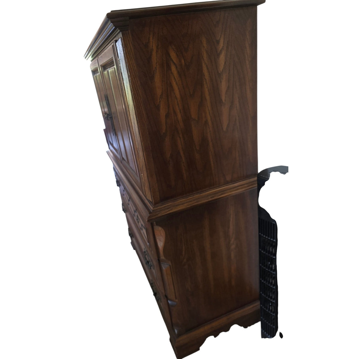 Vintage Sumtar Gentleman's Chest | 6-Drawer Solid Wood | 34" x 67.75" | Bedroom Storage