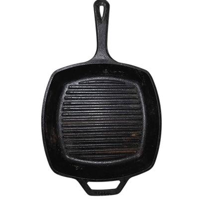 Lodge Cast Iron Square Griddle | Model 8SGP | Stovetop & Oven