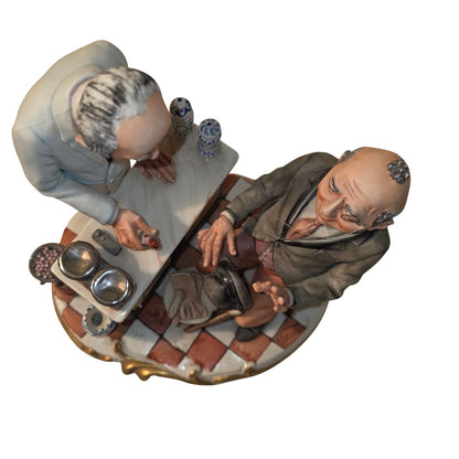 Capodimonte Porcelain Pharmacist Figurine | Murano, Italy c.1970s | Original Gifting Letter Included
