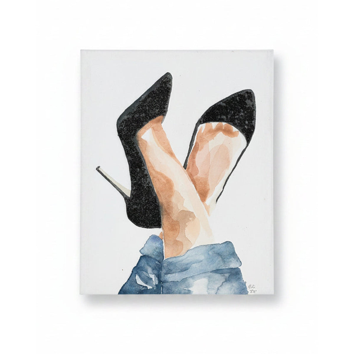 Set of 3 Fashion Illustration Glam Wall Art Prints | Editorial Chic | 12x16" & 11x14"