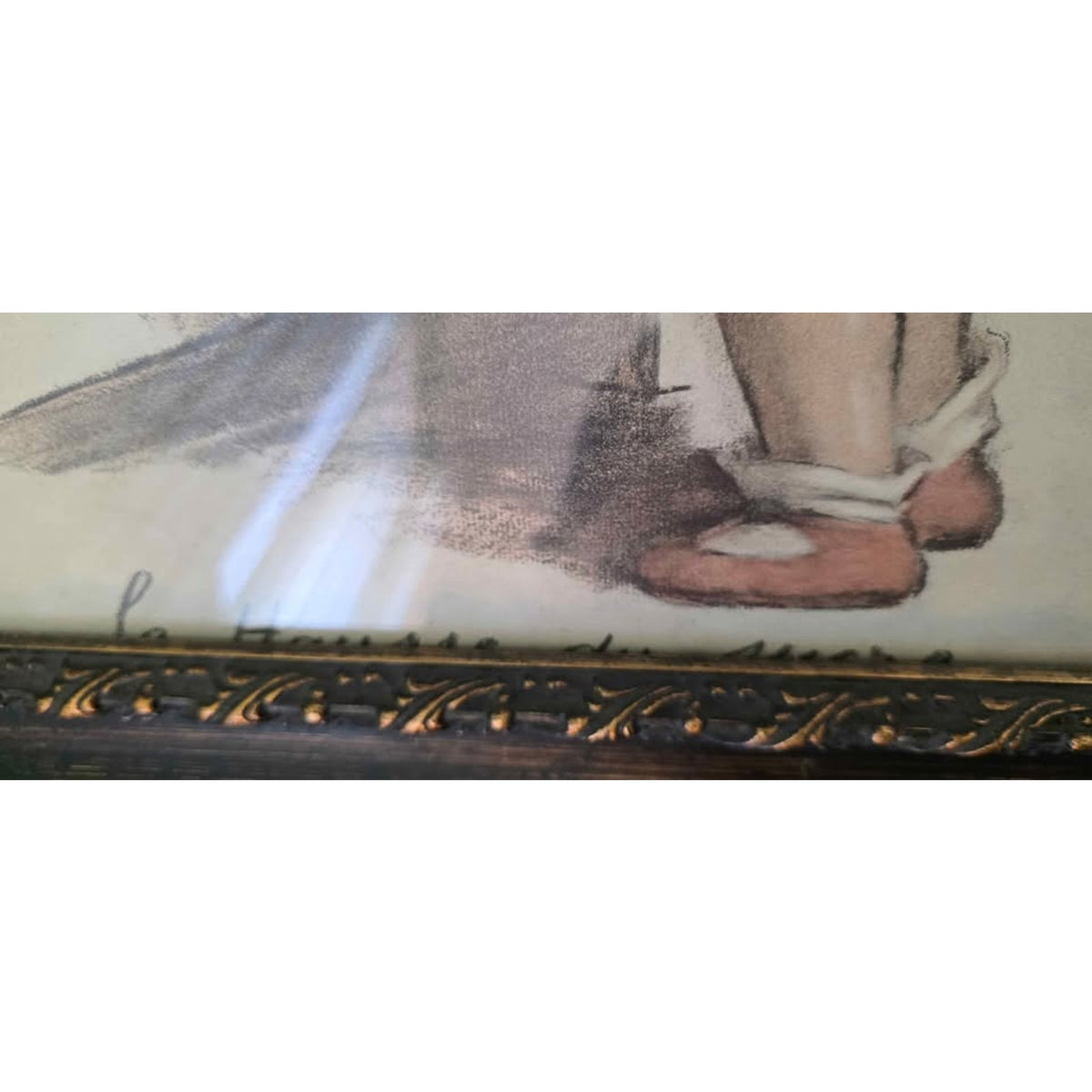 75 Year Old Vintage Framed La Hausse du Sucre Illustration George Rudon