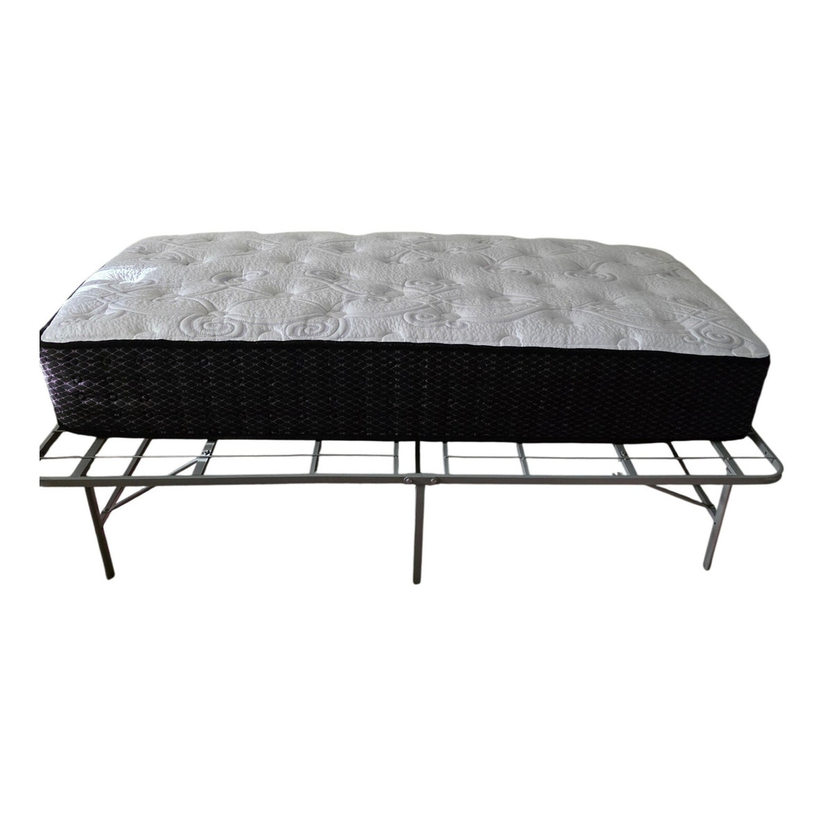 Like New Basic Metal Twin Size Bed Frame -Mattress Included