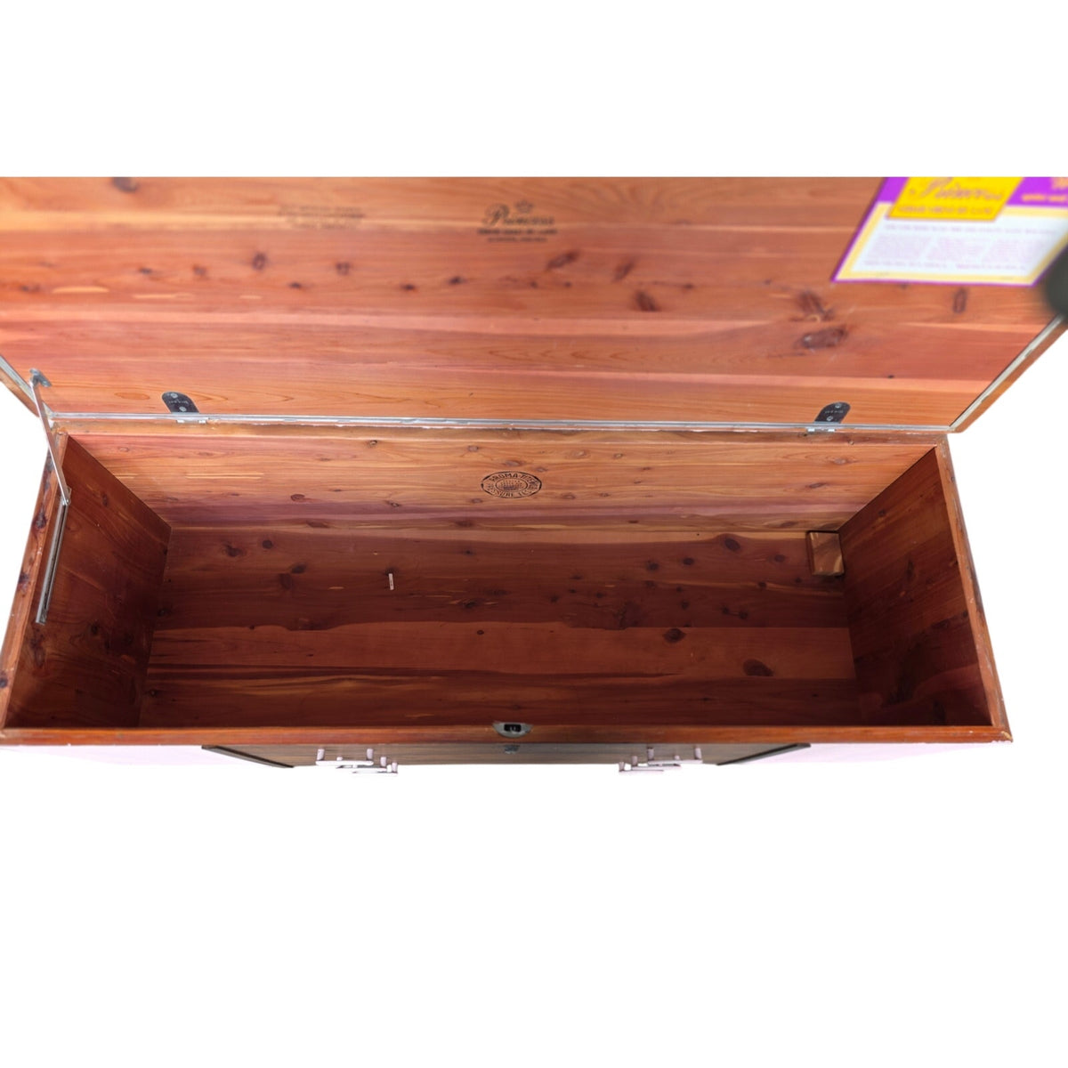 1960s Princess by Lane Upcycled Pink Cedar Chest with Furry Top