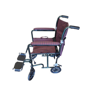 Drive Medical Design & Mfg Plaid Fly Weight Wheelchair