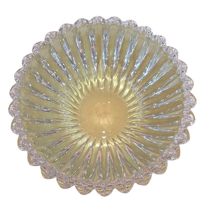 Vintage Tiffany & Co. Heart Rim Crystal Bowl | 8.5" Diameter