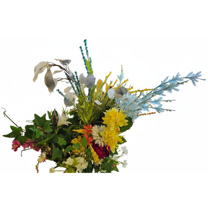 Extra Large Artificial Flower Bouquet | 30+ Stems | Faux Floral for Vases & Centerpieces