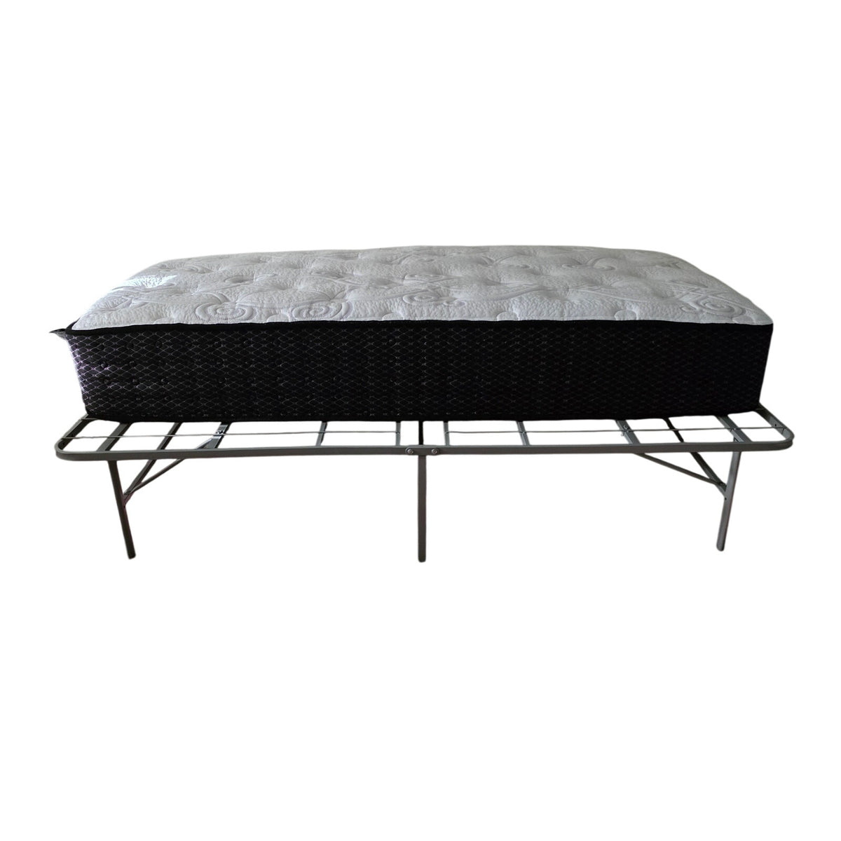 Like New Basic Metal Twin Size Bed Frame -Mattress Included