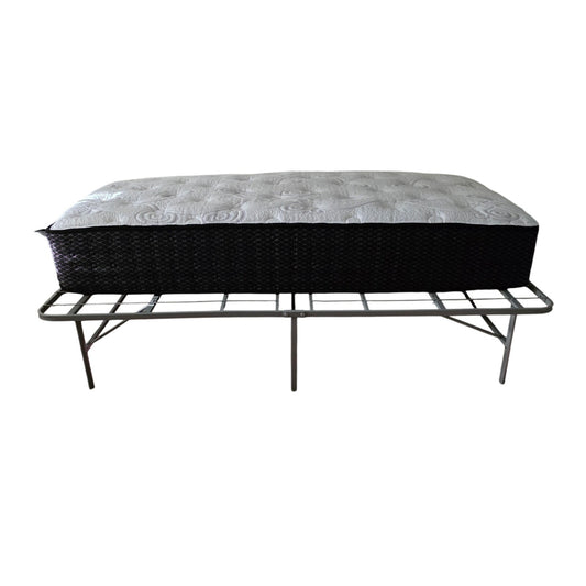 Like New Basic Metal Twin Size Bed Frame -Mattress Included