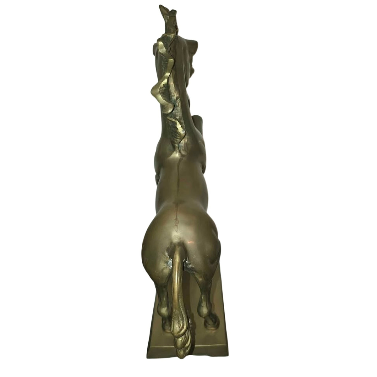 Large Vintage Brass Unicorn Figure | 17" Decorative Sculpture