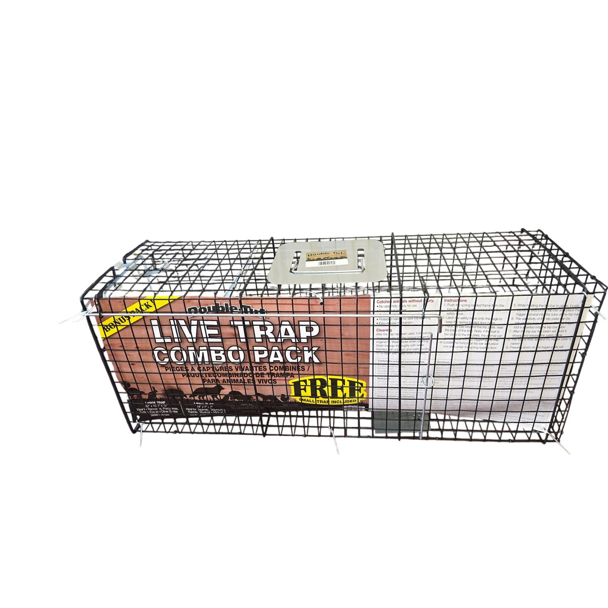 Double Turf Humane Live Trap Set | Large & Small | Catch & Release