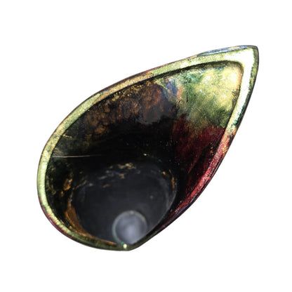 Calla Lily Shaped Rainbow Vase | 16" | Sculptural Colorful Home Décor