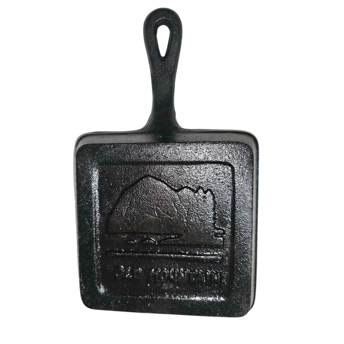 Old Mountain Square Cast Iron Skillet | 5.75" | Stovetop, Oven & Open Flame